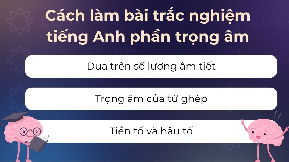 Có 3 cách làm bài trắc nghiệm tiếng Anh phần trọng âm hiệu quả