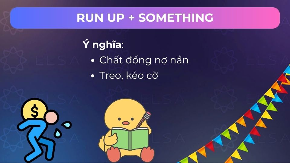 Các nghĩa của run up