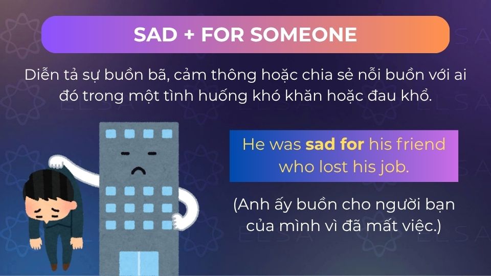Câu ví dụ sad for