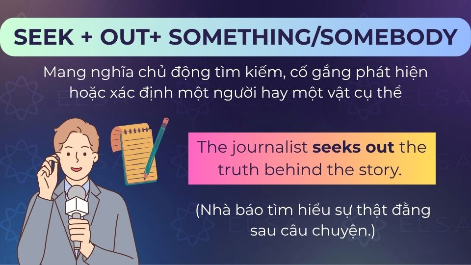Câu ví dụ seek out