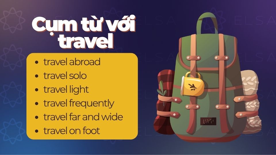 Các cụm từ với travel Các cụm từ với travel