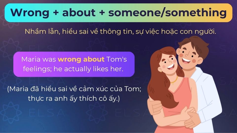 Câu ví dụ wrong about