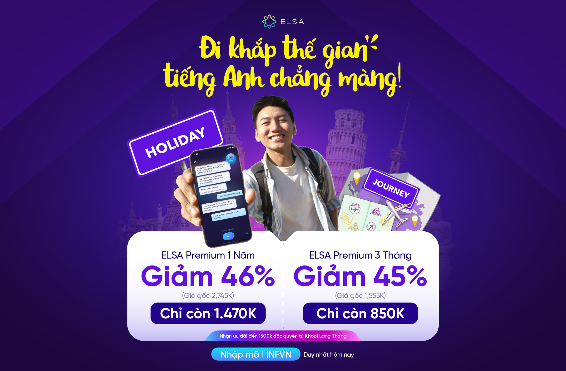 ELSA Premium 3 tháng