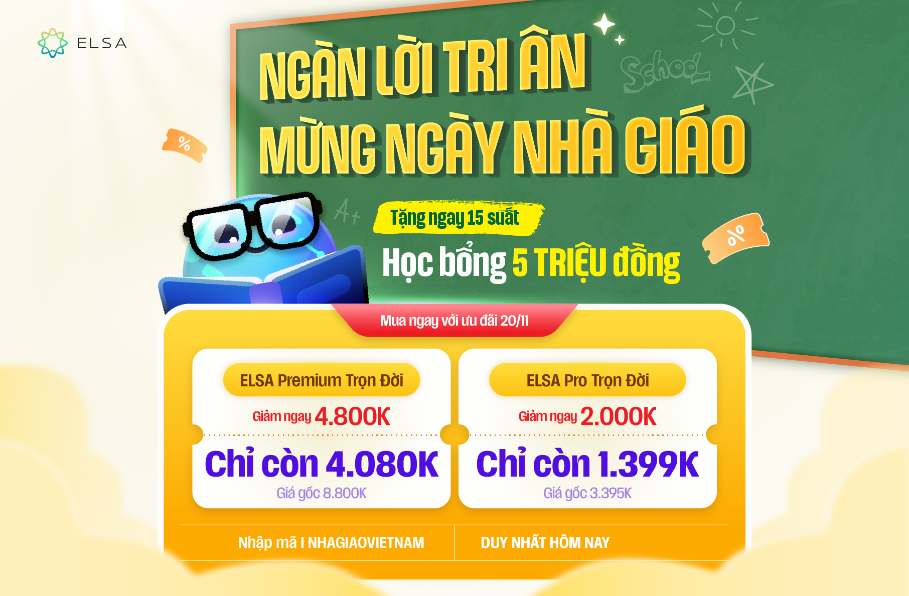 ELSA Pro Trọn Đời