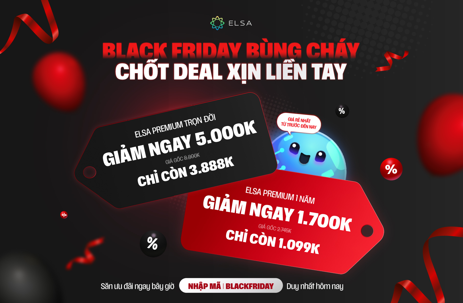 ELSA Premium Trọn Đời