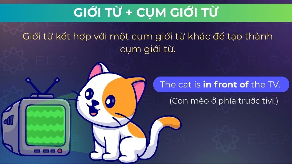 Câu ví dụ giới từ + cụm giới từ