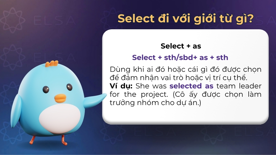 Cách dùng của cấu trúc select as