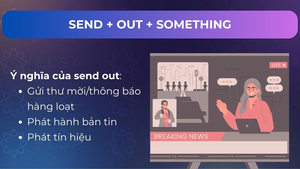 Các nghĩa của send out