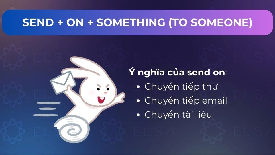 Các nghĩa của send on