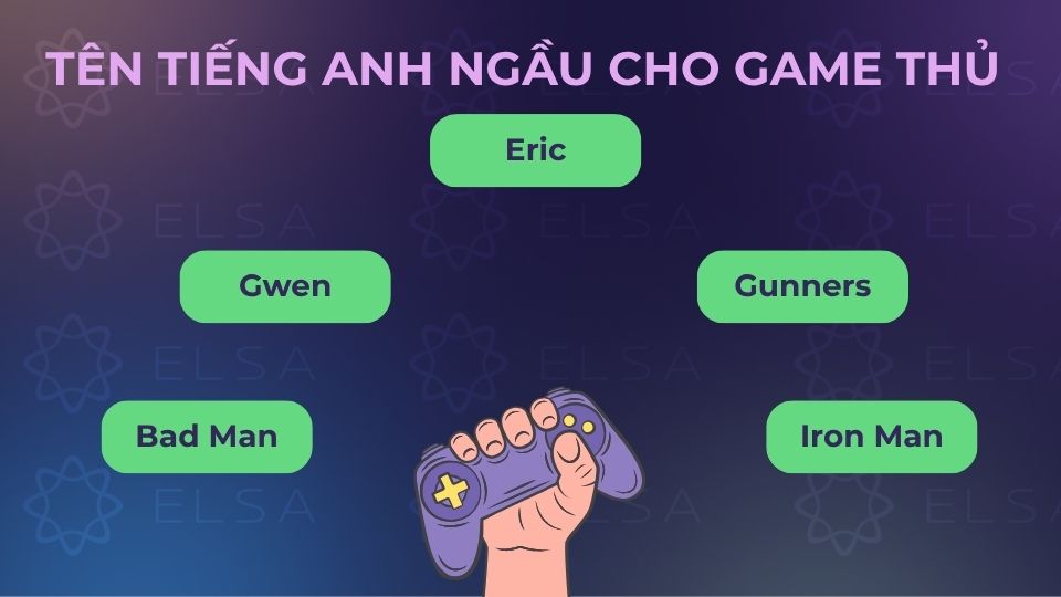 Một số tên tiếng Anh ngầu cho game thủ