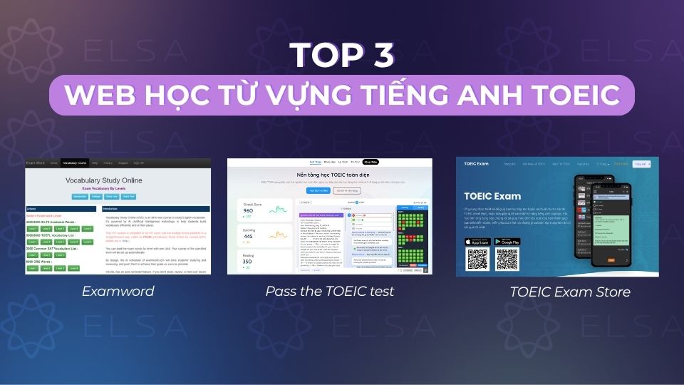 3 web học từ vựng tiếng anh TOEIC
