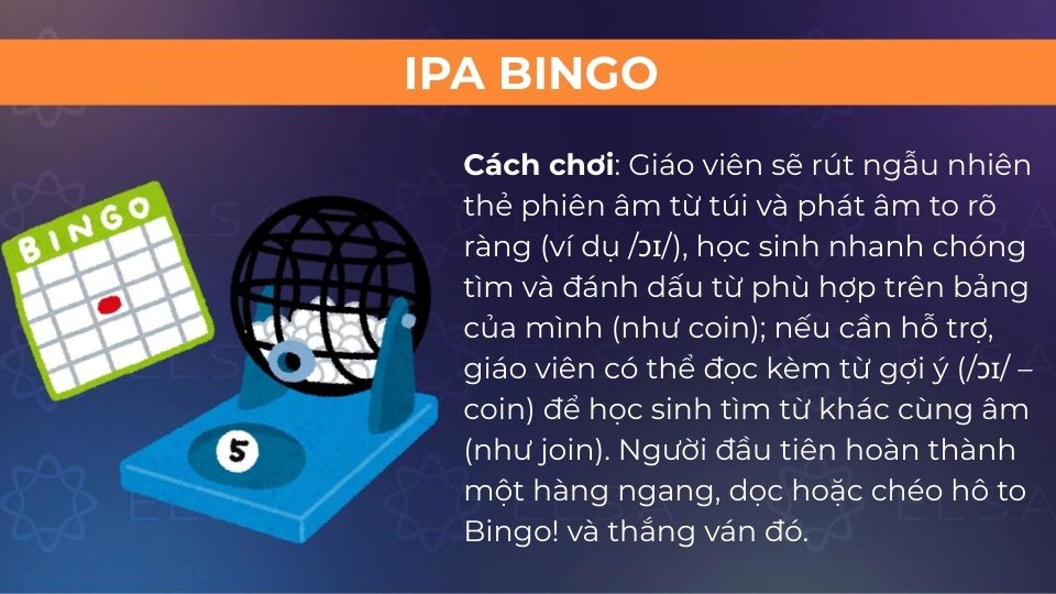 Cách chơi trò IPA bingo