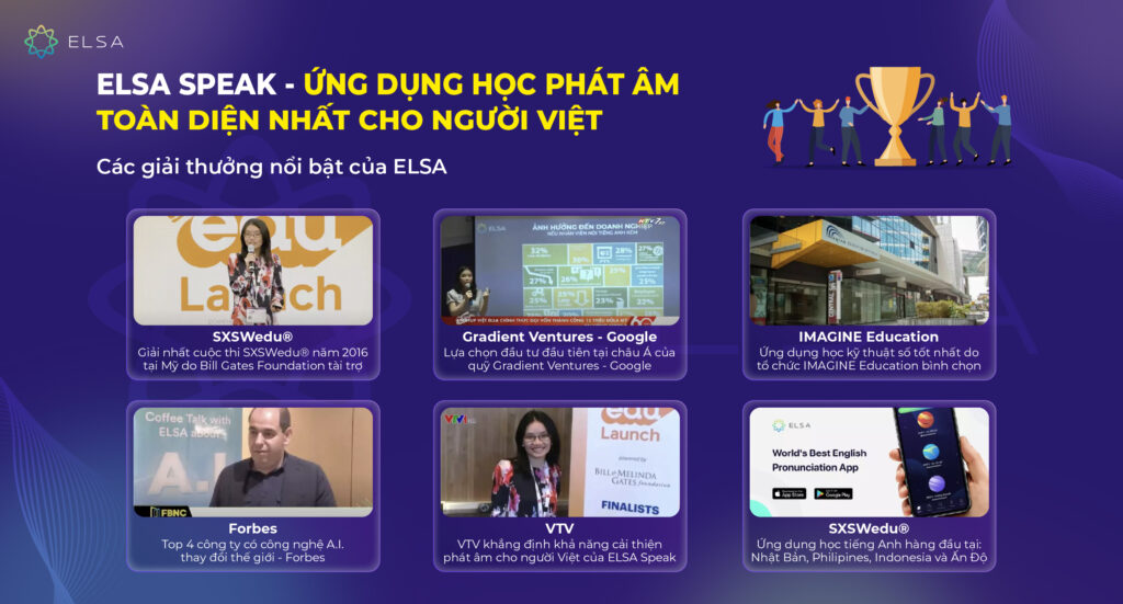 Các giải thưởng nổi bật của ELSA