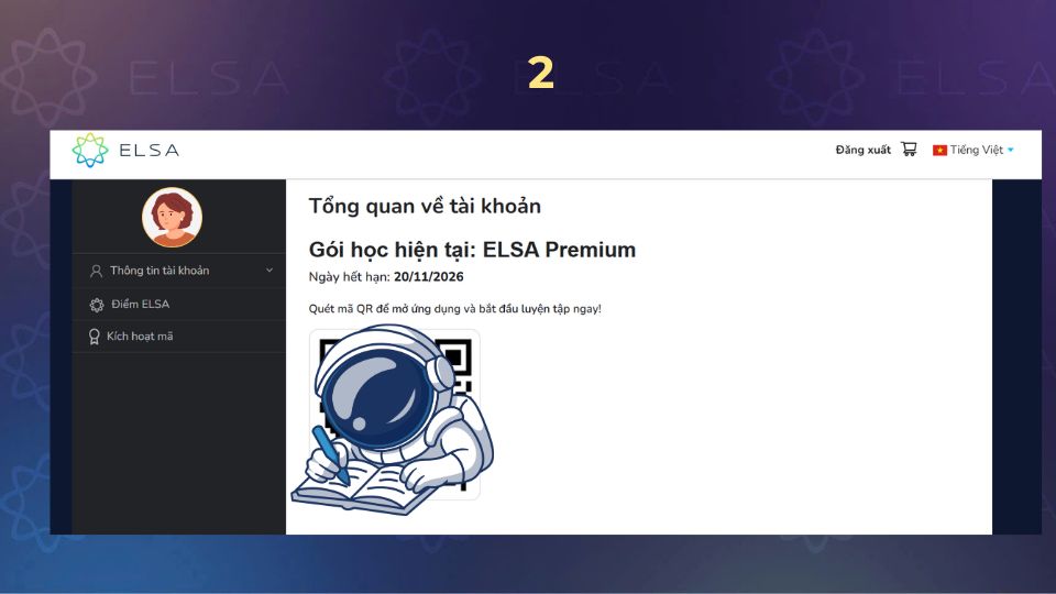 Hướng dẫn cách hủy gói học ELSA Speak từ trên web - bước 2 Hướng dẫn cách hủy gói học ELSA Speak từ trên web - bước 2