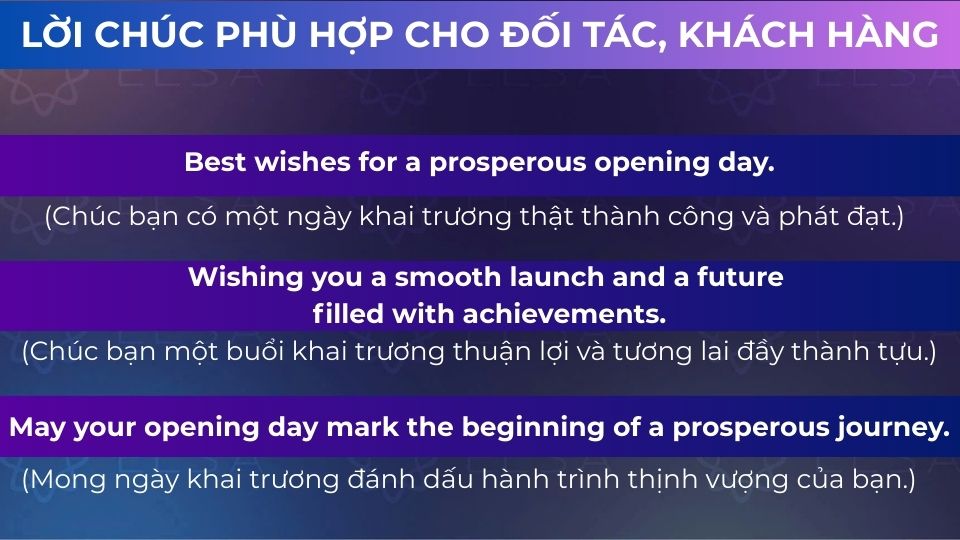 Một số lời chúc phù hợp cho đối tác, khách hàng