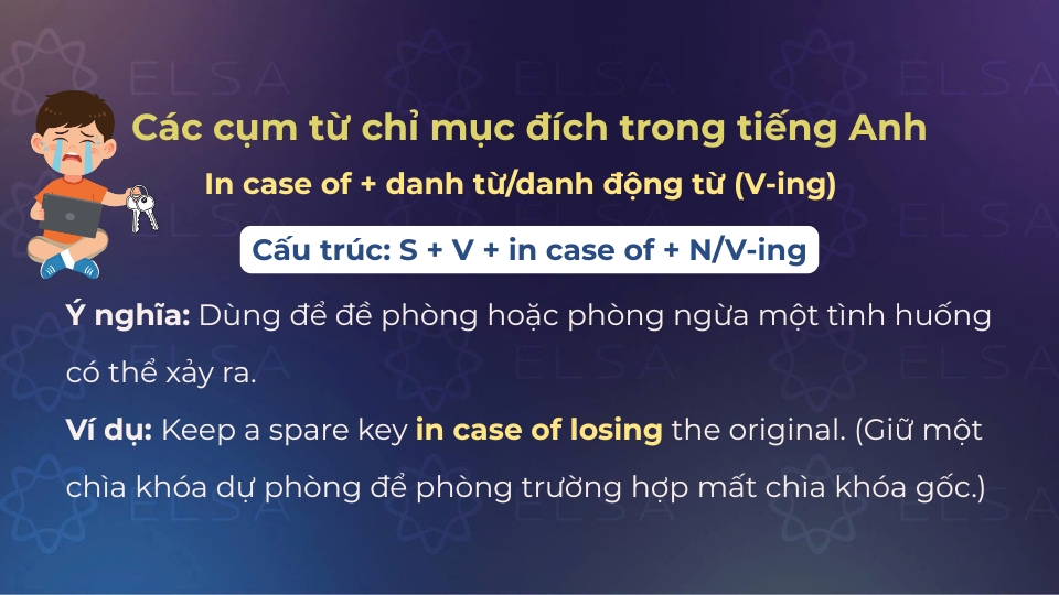 Cấu trúc và ý nghĩa của các cụm từ chỉ mục đích khi đi với danh từ và danh động từ