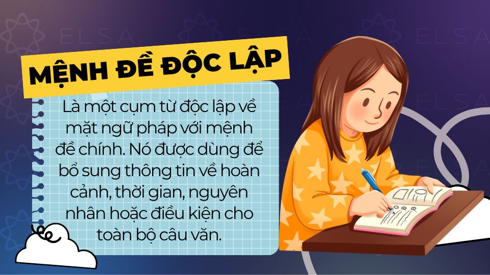 Khải niệm mệnh đề độc lập Khải niệm mệnh đề độc lập