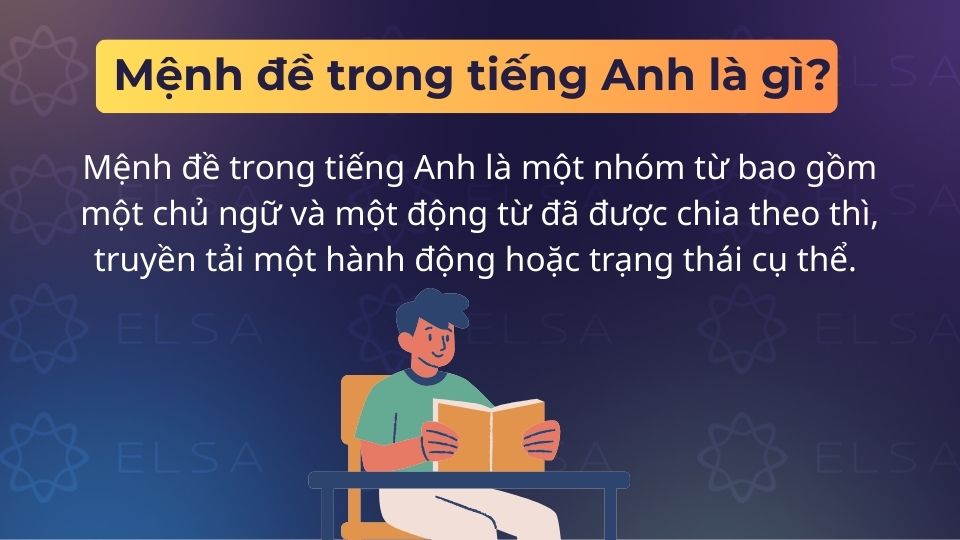 Mệnh đề trong tiếng Anh là một nhóm từ có chủ ngữ và động từ