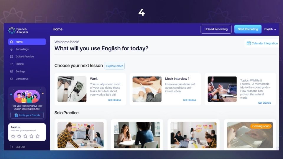 Cách đăng nhập vào ELSA Speech Analyzer - bước 4