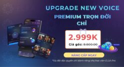 Đặc quyền UPGRADE: Premium trọn đời chỉ 2.999K