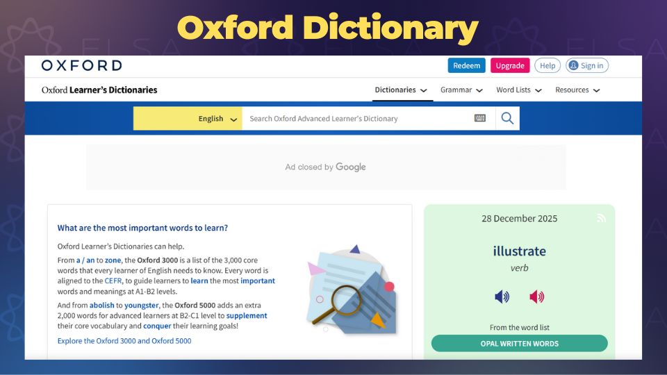 Web sắp xếp từ tiếng Anh thành câu hoàn chỉnh Oxford Dictionary
