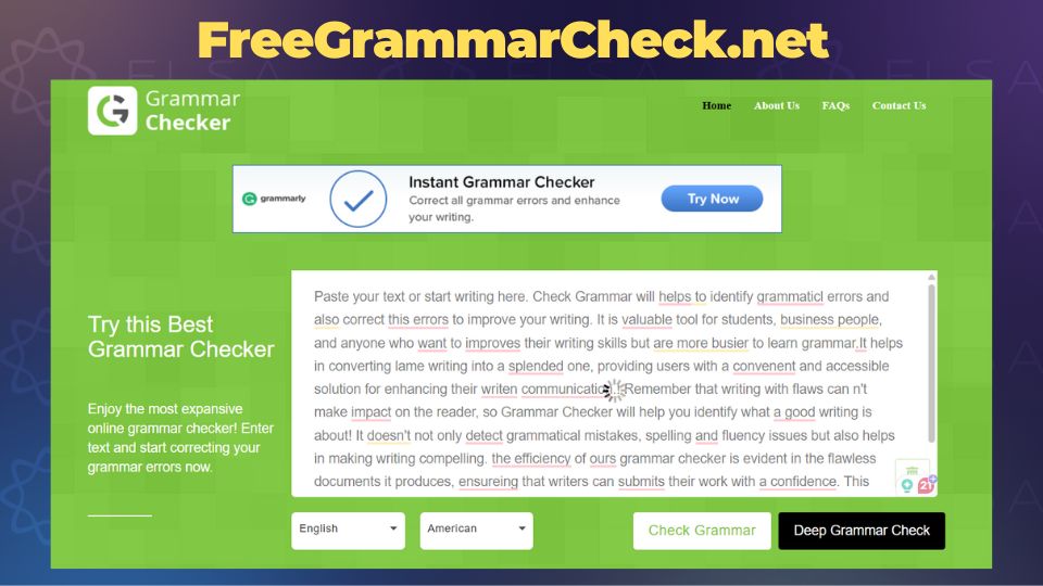 ​Web sắp xếp từ tiếng Anh thành câu hoàn chỉnh FreeGrammarCheck.net