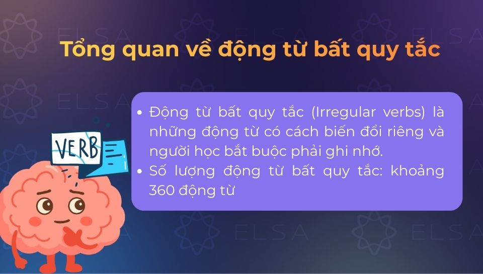 Thông tin về động từ bất quy tắc cơ bản Thông tin về động từ bất quy tắc cơ bản
