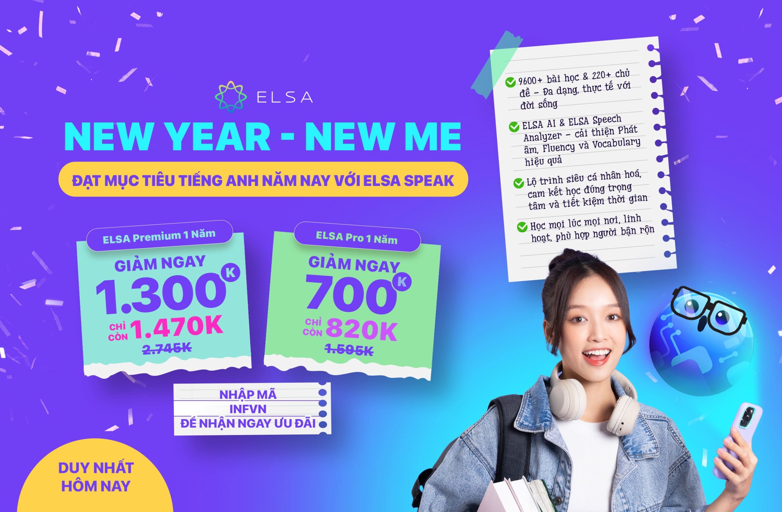 ELSA Premium 1 năm