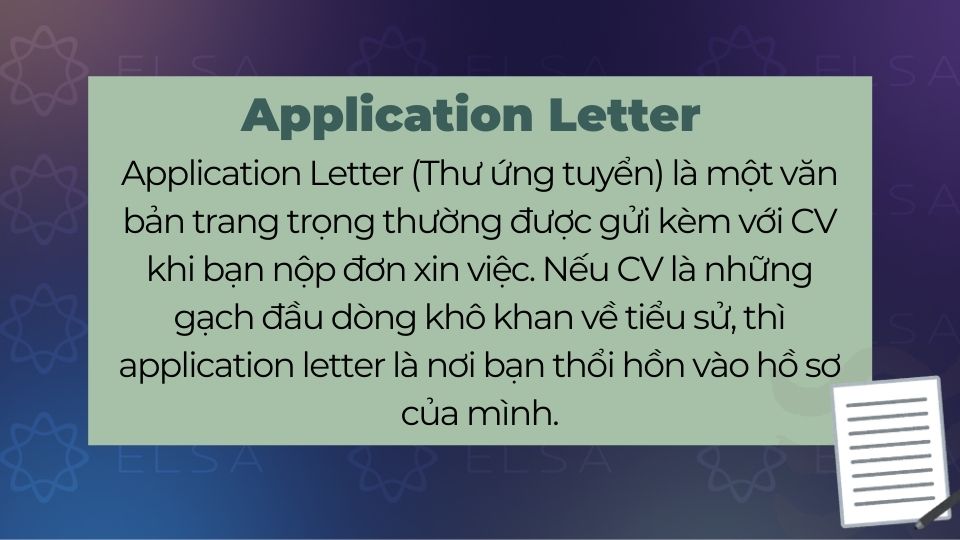 Application Letter là gì? Application Letter là gì?