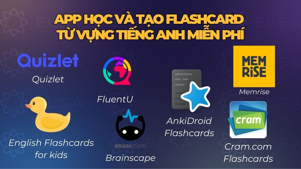 App học và tạo flashcard từ vựng tiếng Anh miễn phí App học và tạo flashcard từ vựng tiếng Anh miễn phí