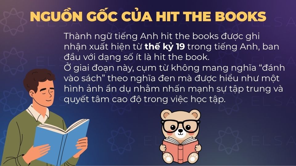 Hit the books xuất hiện từ thế kỷ 19