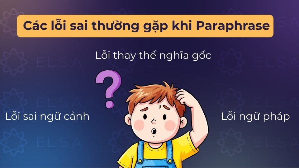 Tránh lỗi sai ngữ cảnh, vi phạm ngữ pháp hoặc làm thay đổi ý nghĩa cốt lõi của câu gốc