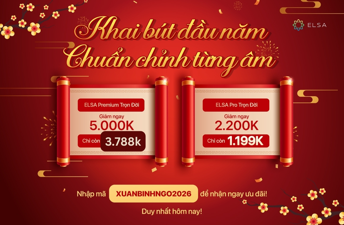 ELSA Premium Trọn Đời