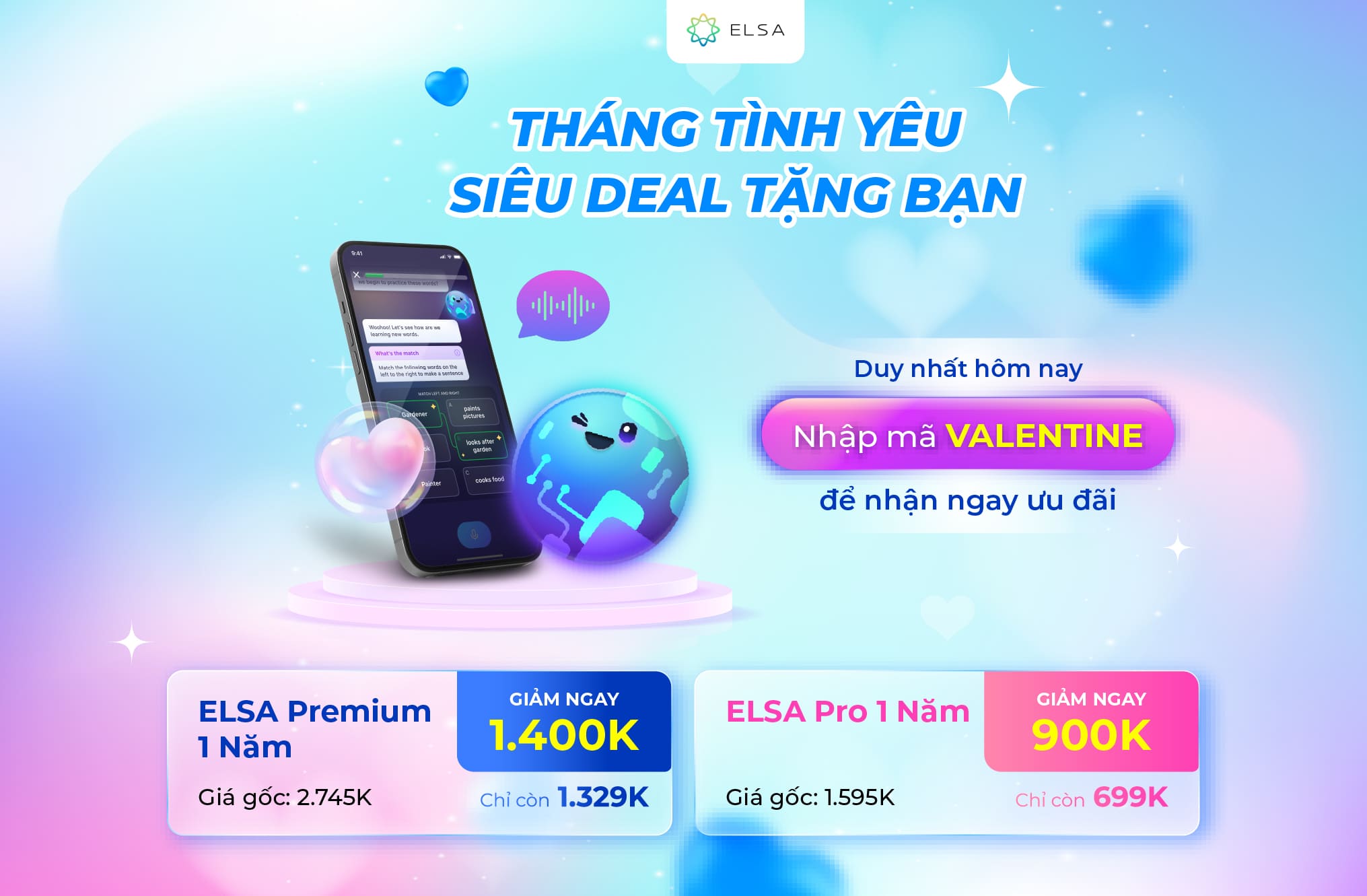 ELSA Premium 1 năm