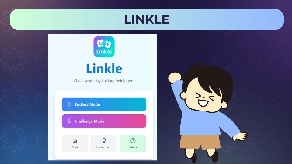 Website chơi game nối từ tiếng Anh - Linkle