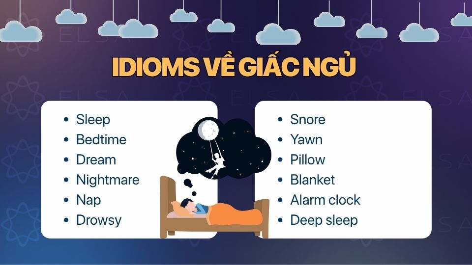 Từ vựng tiếng Anh thông dụng về giấc ngủ Từ vựng tiếng Anh thông dụng về giấc ngủ