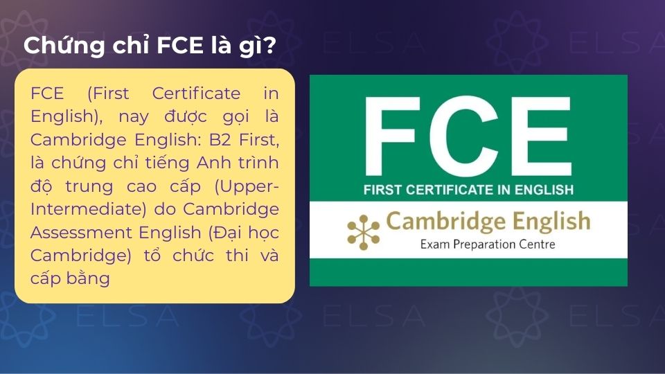 Chứng chỉ FCE