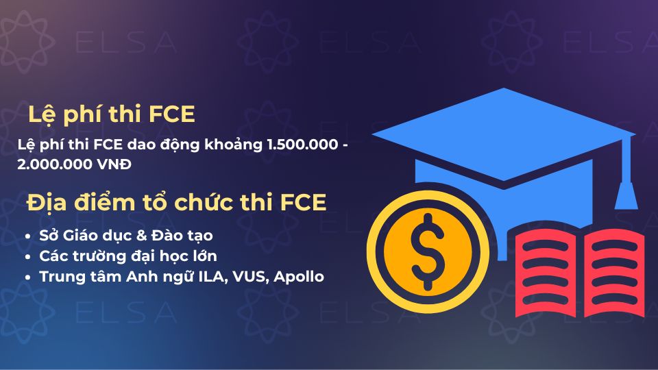 Lệ phí thi và Địa điểm tổ chức thi FCE tại Việt Nam