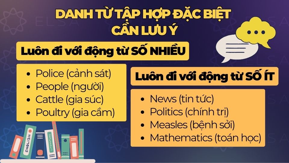 Các danh từ tập hợp đặc biệt cần lưu ý
