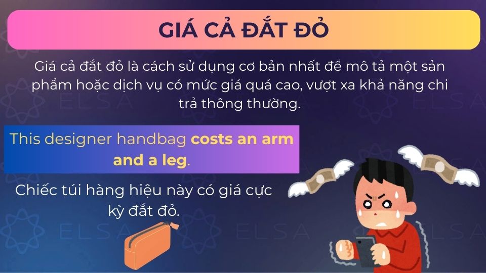 Cách sử dụng idiom Cost an arm and a leg - Giá cả đắt đỏ