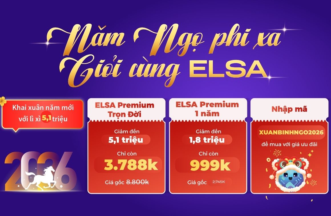 ELSA Premium Trọn Đời