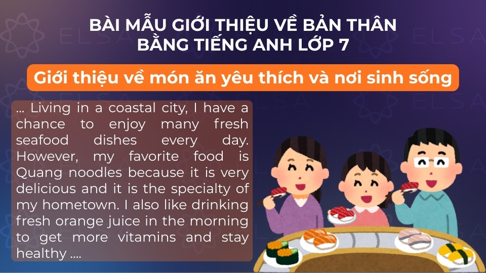 Bài mẫu giới thiệu về bản thân bằng tiếng Anh lớp 7 số 11