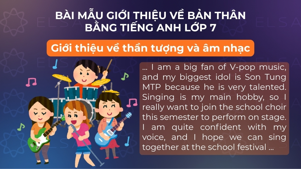 Bài mẫu giới thiệu về bản thân bằng tiếng Anh lớp 7 số 12