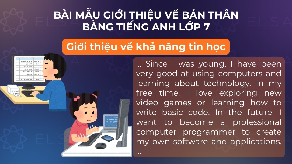 Bài mẫu giới thiệu về bản thân bằng tiếng Anh lớp 7 số 14