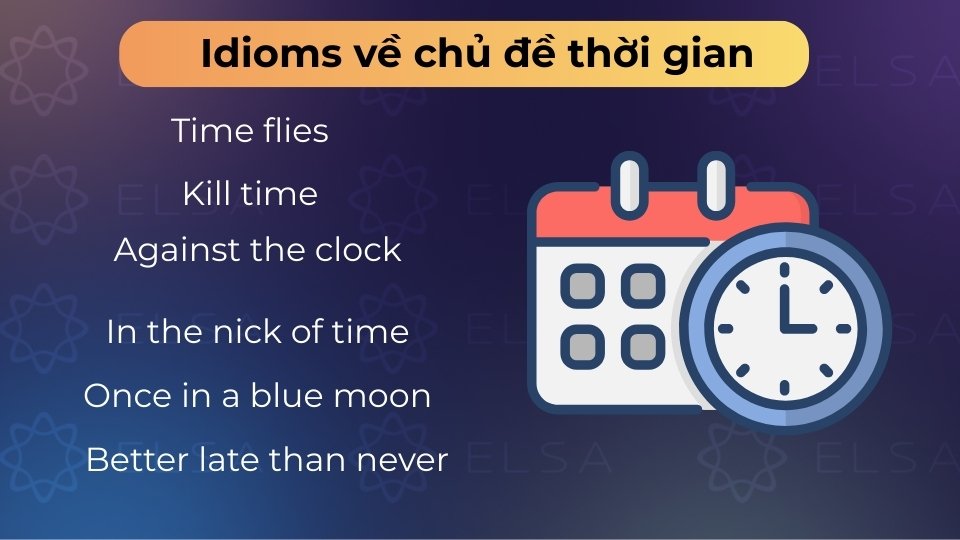 Idioms thời gian giúp diễn đạt sự gấp gáp hoặc nhịp độ cuộc sống thú vị Idioms thời gian giúp diễn đạt sự gấp gáp hoặc nhịp độ cuộc sống thú vị