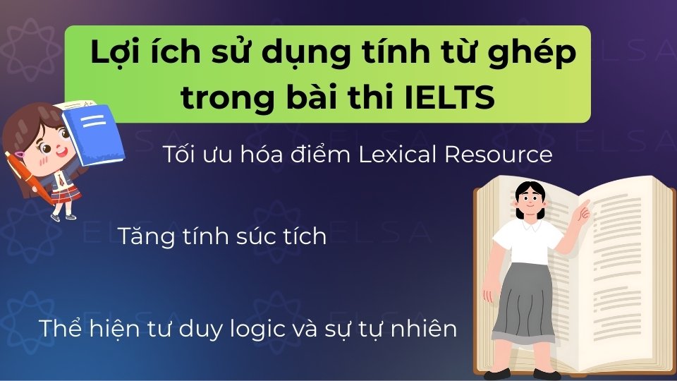 Sử dụng tính từ ghép giúp câu văn súc tích và tăng điểm Lexical Resource