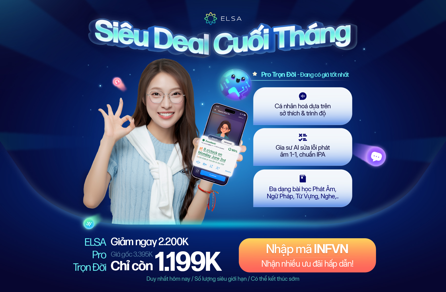 ELSA Pro Trọn Đời