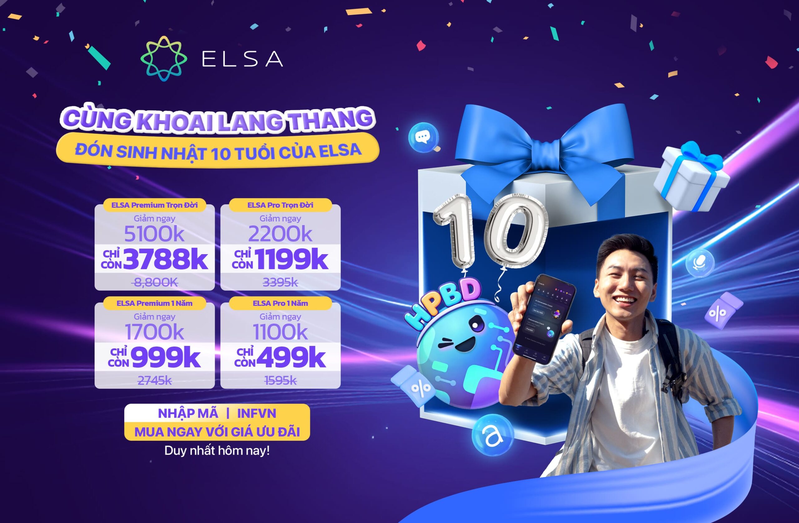 Luyện phát âm dễ dàng với ELSA Speak