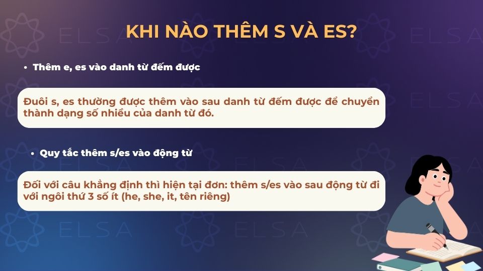 Khi nào thêm s và es?