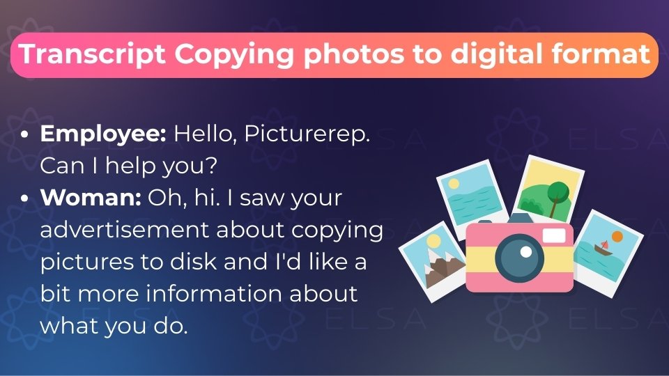 Nội dung lời thoại chi tiết bài nghe IELTS Cam 16, Test 2, Part 1 kèm bản dịch